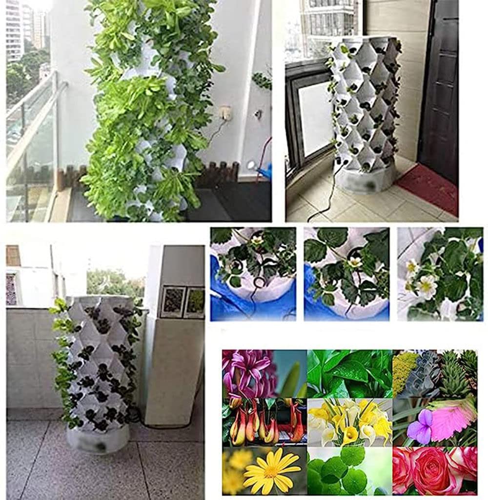 Kit de sistema hidropónico, configuración completa de jardinería interior para hierbas, frutas y verduras