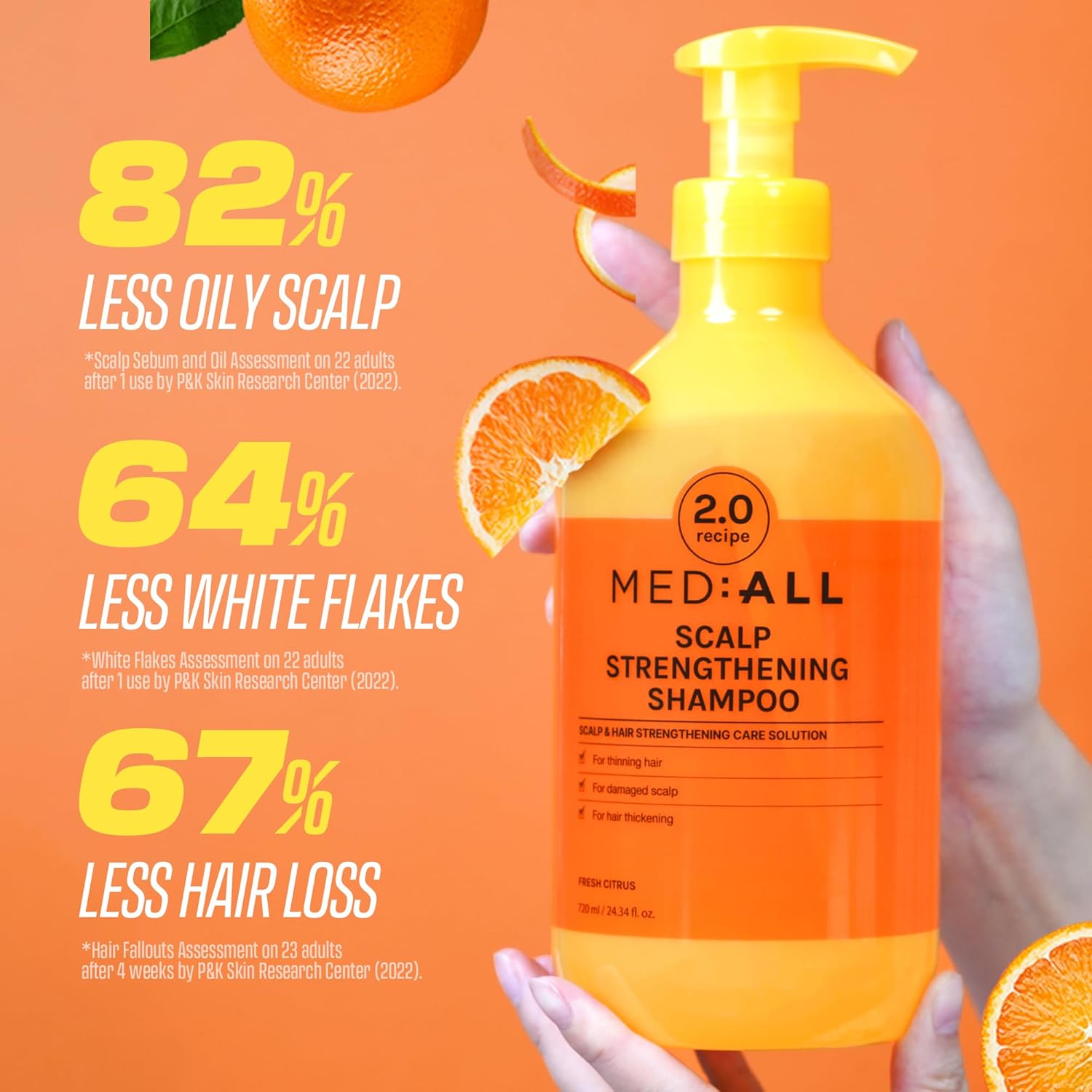 MED:-ALL MEDIALL Scalp Strengthening Shampoo (720ml, Citrus)