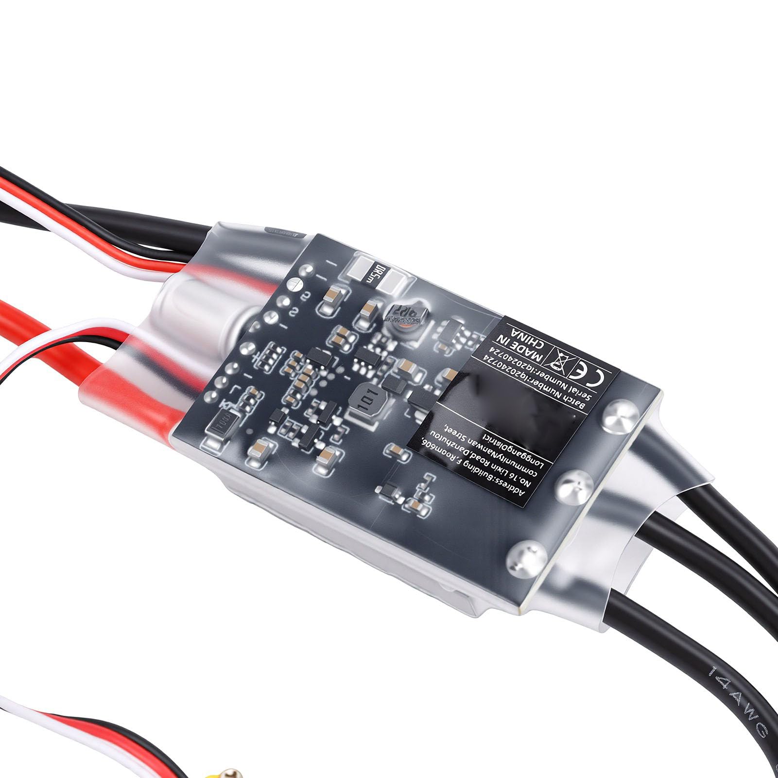 Generic Zestaw Bezszczotkowy Silnika ESC Combo 4600KV Trwały i Wodoodporny do Konkurencyjnych Samochodów i łodzi RC 1/10 RC