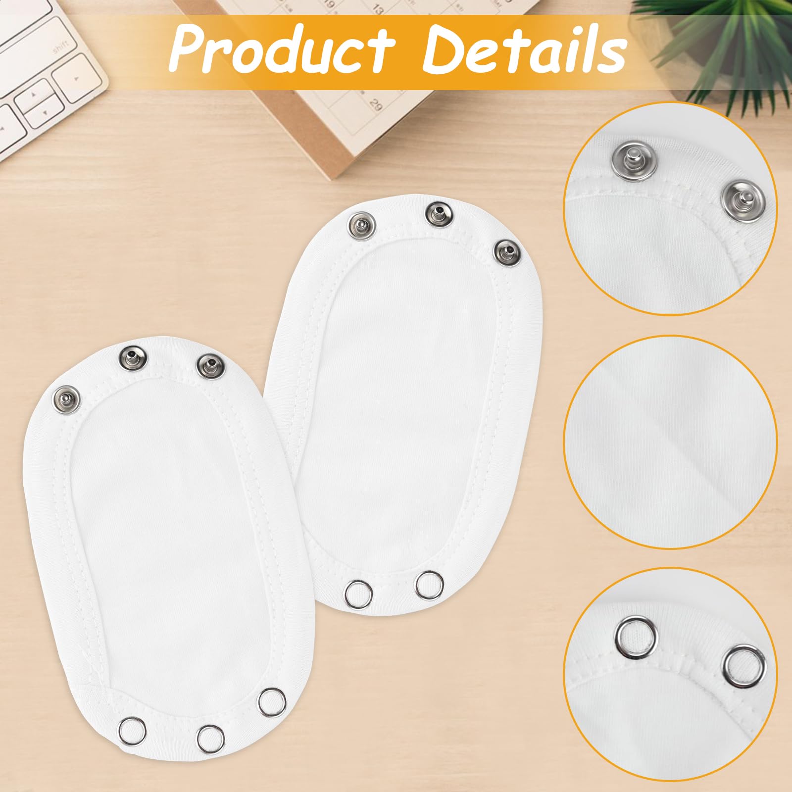 Bambino Body Extender Tutina Romper Extender Baby Utility Pannolino Prolunga Neonato 6 Pezzi