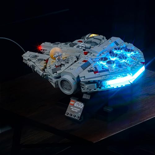 Miniatura 10 de Kyglaring Kit de iluminación LED solo juego de luces diseñado para Lego Star Wars Hoth at-ST 75322 Model Building Set, sin juego de Lego (versión