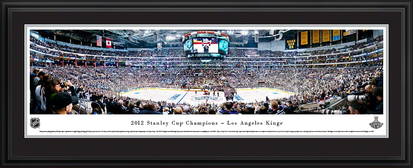 2012 Stanley Cup Champions - Los Angeles Kings - NHL Panoramic Poster and Wall Décor by Blakeway Panoramas