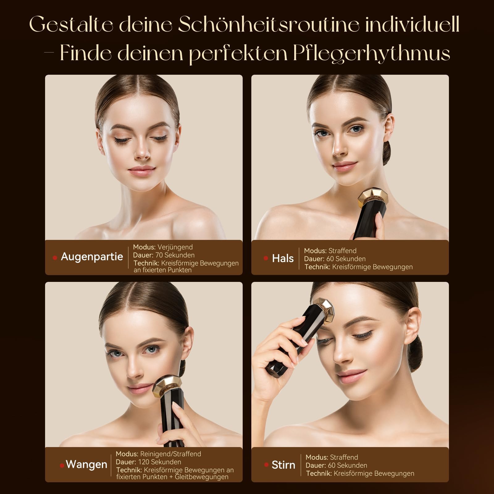 ANLAN 5 en 1 multipolar Aparato Radiofrecuencia Facial con Crema Reafirmante, Masajeador facial eléctrico, Realce de la línea de la mandíbula, EMS V Face Beauty, antienvejecimiento y antiarrugas