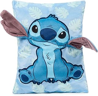 10 Stitch Bedroom Ideas for Cute Fun Character Inspired Style 103 Jay Franco Disney Lilo and Stitch 3D Snuggle Pillow - Super Soft Blue Pl...