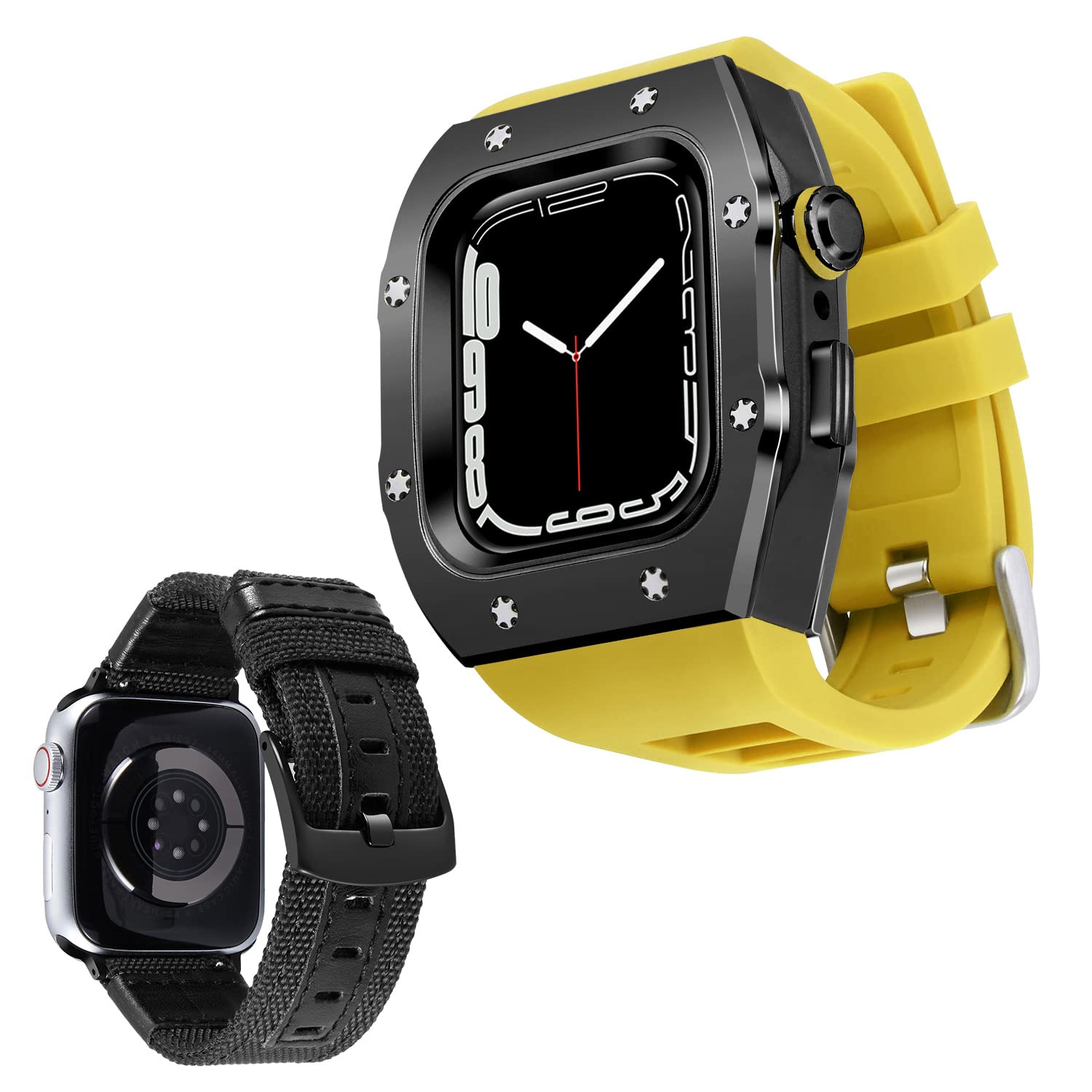 Amazon.co.jp: コンパチブル Apple Watch バンド 44mm 2本セット 頑丈