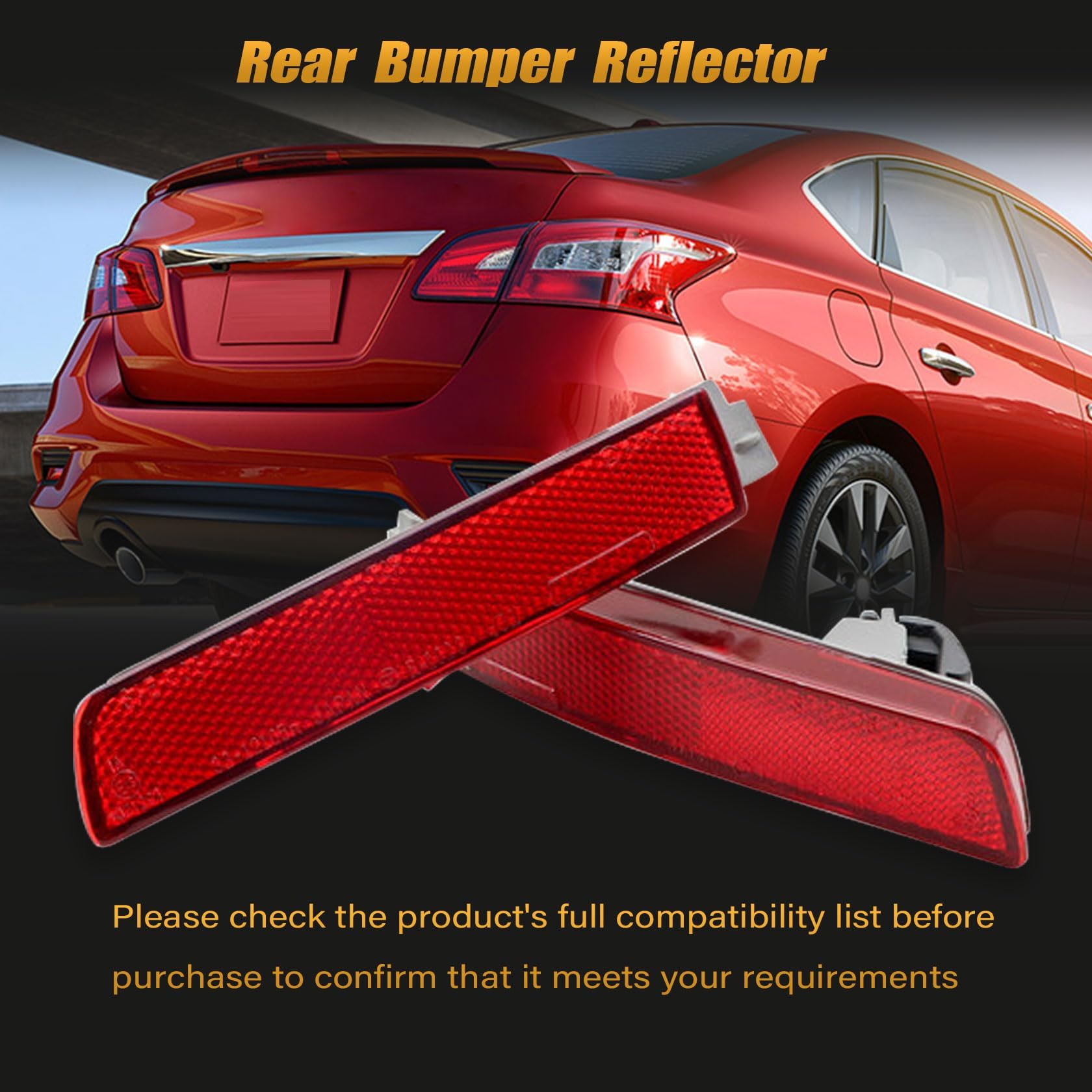 Amazon.com: Rear Bumper Reflector Set Left and Right