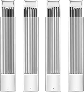 Hiboom 24 Pieces 2.8mm HB Refill for Carpenter Pencil, Study Long Lasting Pencil for Mechanical Pencil Woodworking Construction (Black)