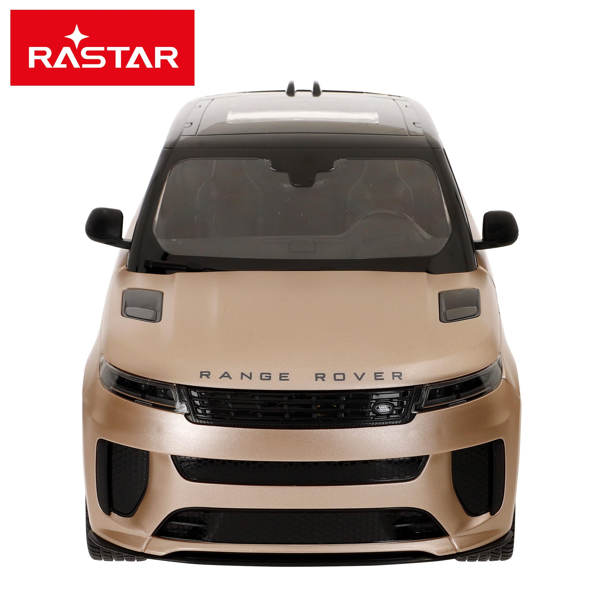 COLORBABY RASTAR Coche Teledirigido, Range Rover Sport SV, Escala 1:14, Réplica Oficial, Mando radiocontrol 2.4 GHz, Puertas abatibles, Color Surtido Negro o Beige, para niños Desde 6 años (41372)