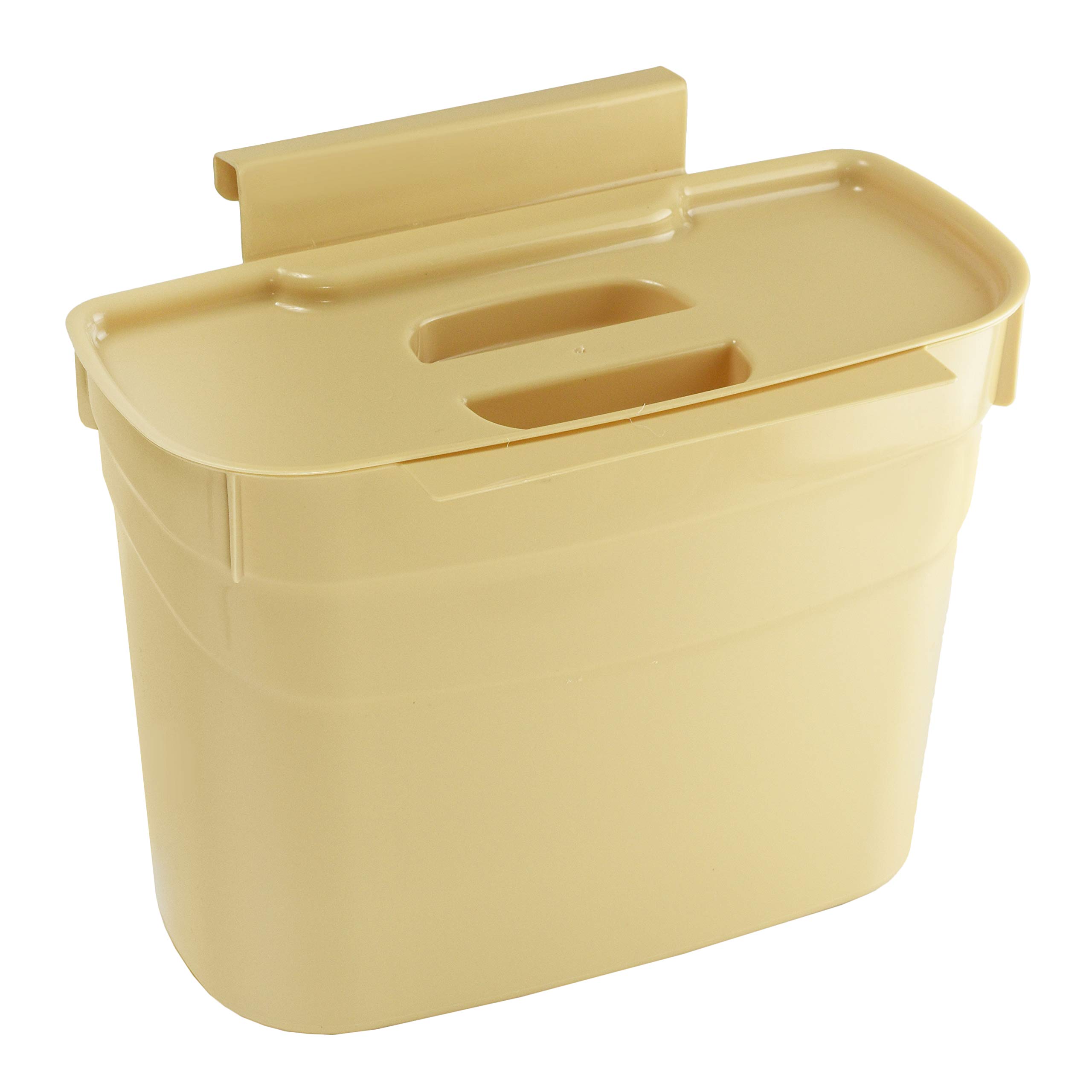 YBM Home Plastic Hanging Trash Can for Cabinet, Kitchen Bedroom, Kids Room, Office, and More