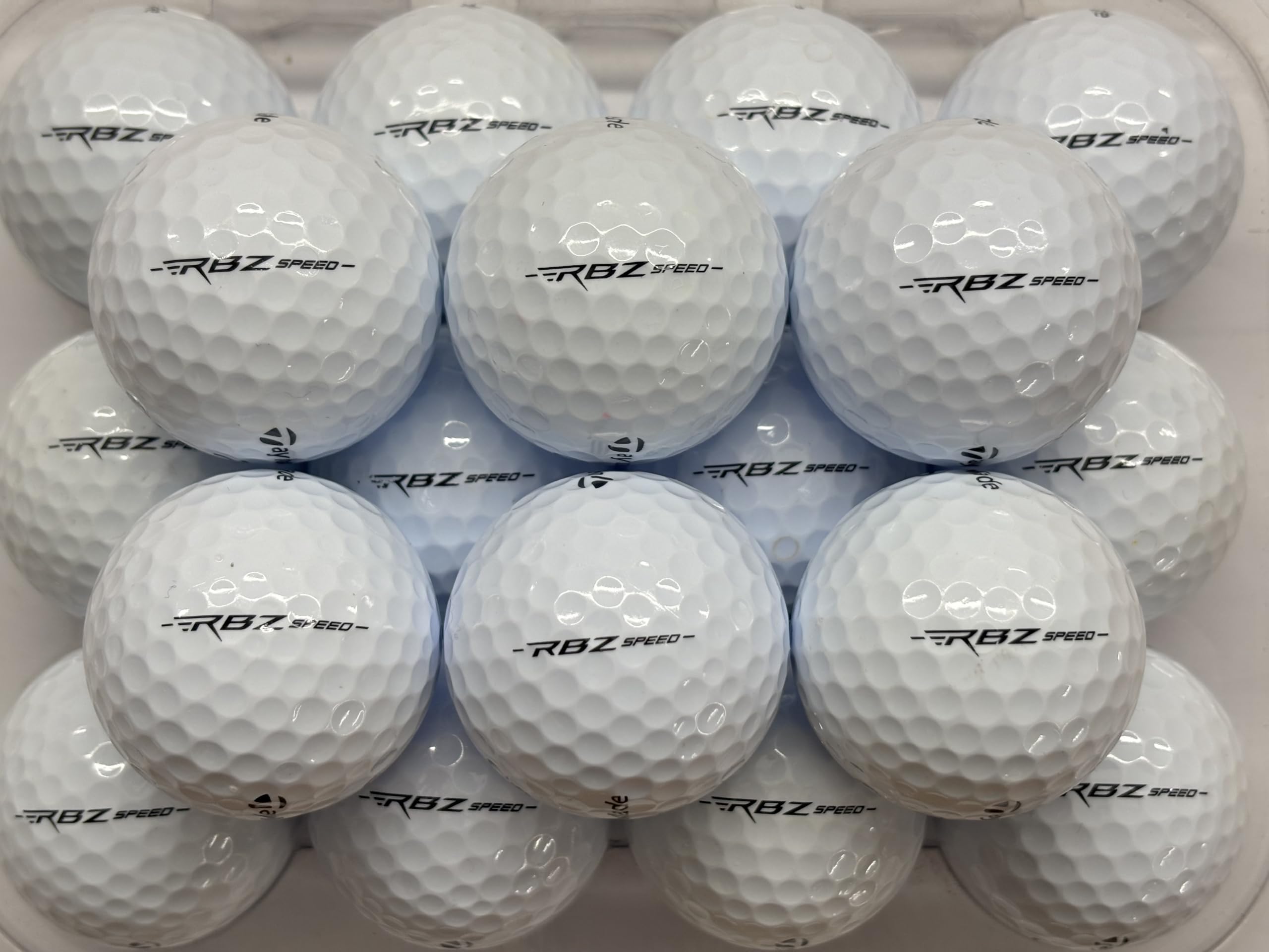 TaylorMade RBZ Speed Golfbälle (gebrauchte Lakeballs), Golf Zubehör, 24 Stück