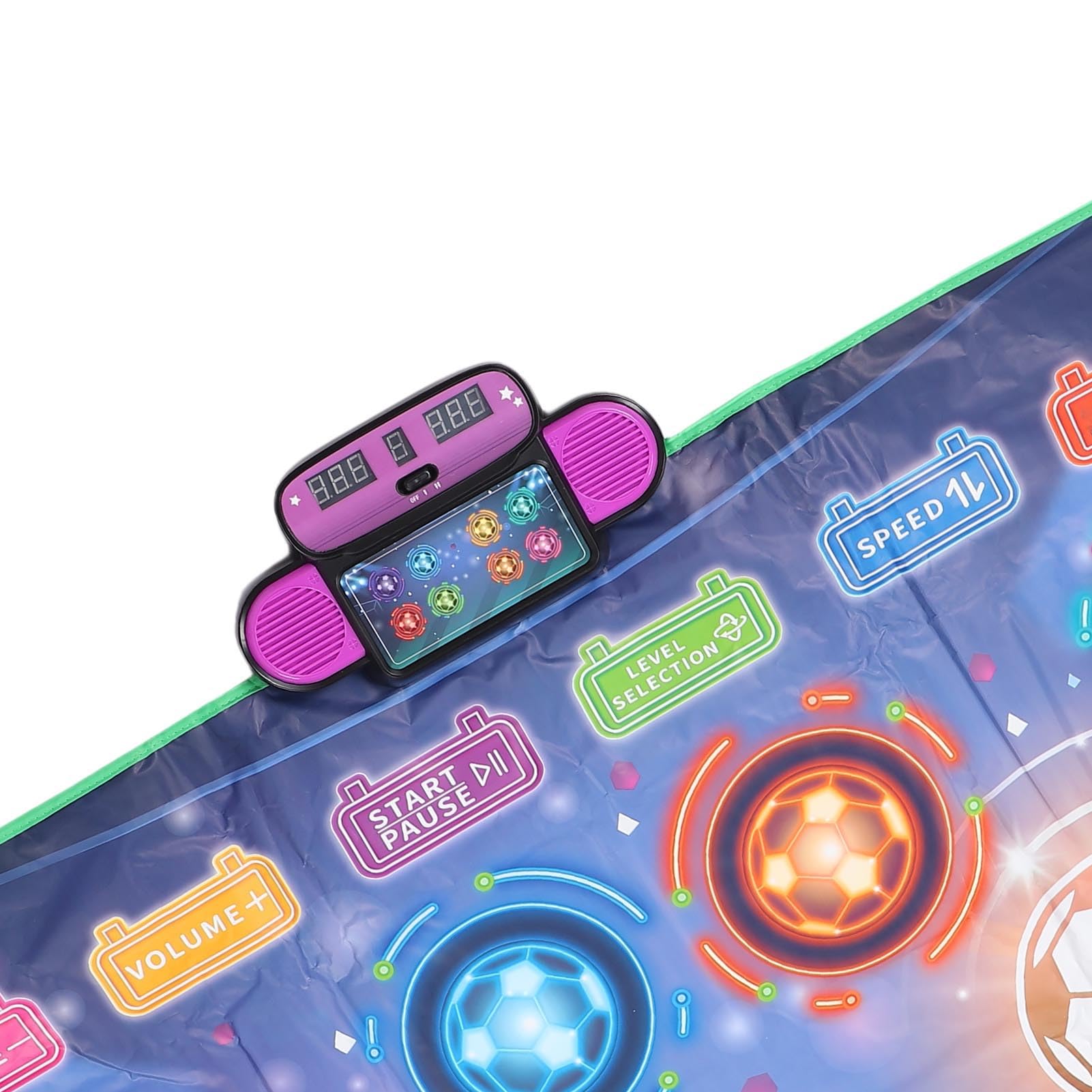 Sxhlseller Alfombra de Baile Interactiva para Niños |Almohadilla de Baile Electrónica para 2 Jugadores con Juegos de Música, Múltiples Niveles de Dificultad para Niños y Niñas