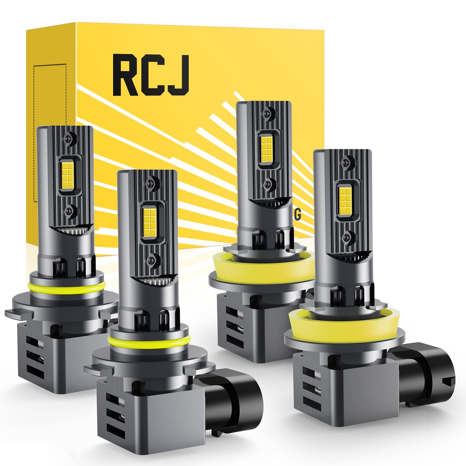 Amazon.com: RCJ H11 9005 LED Bulbs Combo, 9005/HB3 H11/H9/H8 Bulbs