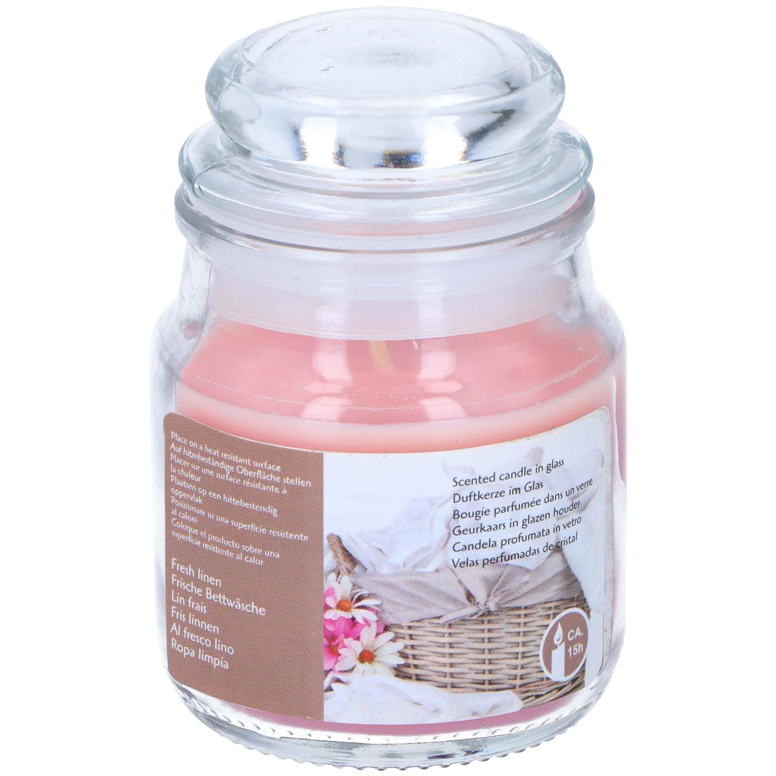 48 velas aromáticas en tarro con tapa, 12 aromas diferentes