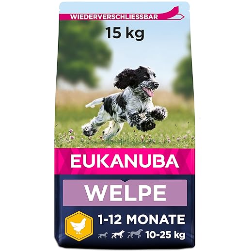 Eukanuba Welpenfutter mit frischem Huhn