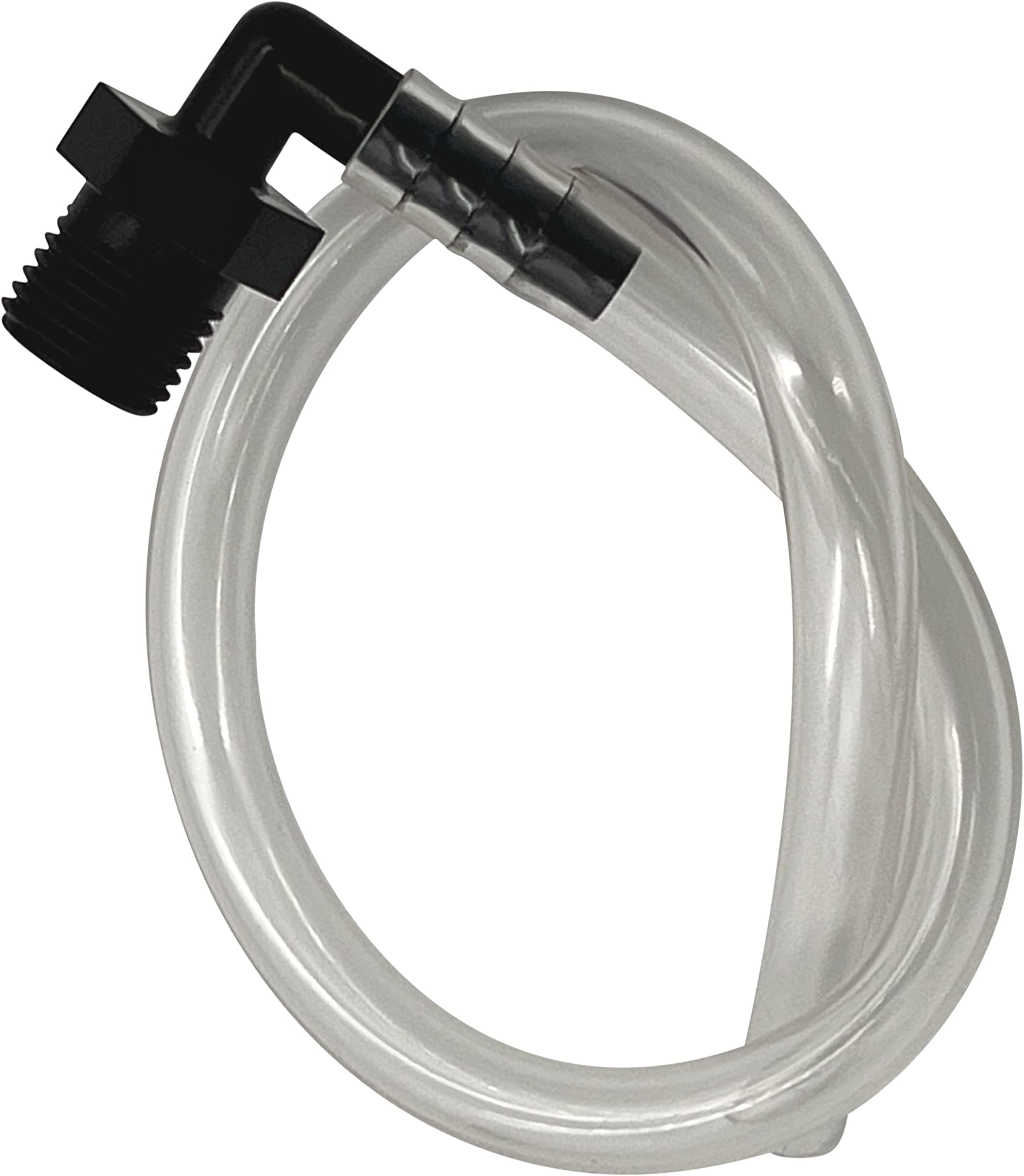 Oxygen Concentrator Humidifier Bottle Adapter Tubing 12" with Threaded Connector - 5-Pack