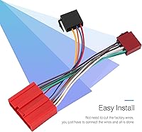 Vista 3 de RDBS Arnés de radio apto para modelos Mazda 2001-2007 Tribute Mpv Miata CX7 CX9 Protege conector de cableado estéreo