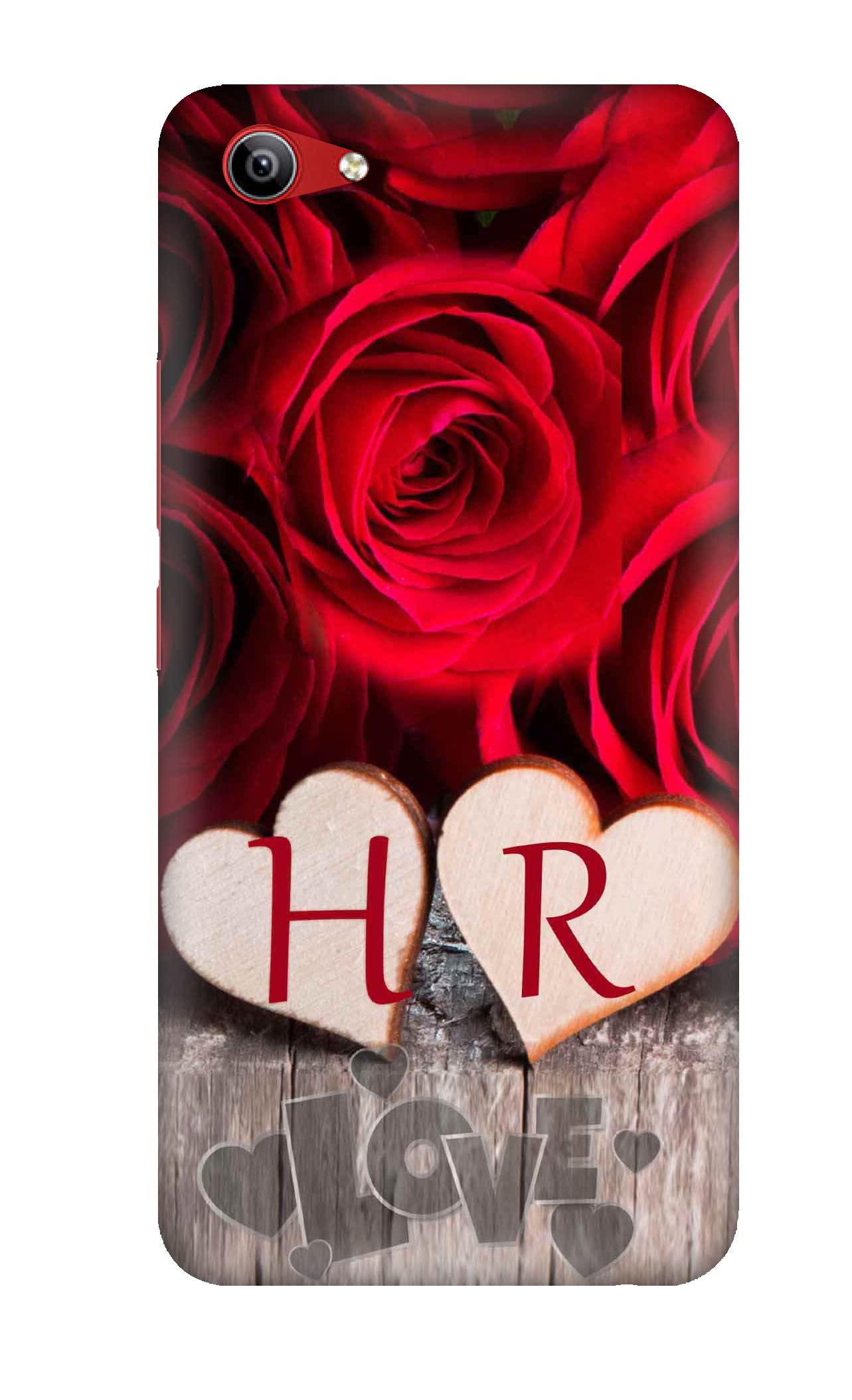 FULLY IDEA Back Cover Suitable for Vivo Y81I |Designer Printed Hard Back  Case Cover |Letter H/Alphabet H/Name H/Letter H with R/H Love R /(3928) |  Plastic | Multicolor : Amazon.in: Electronics