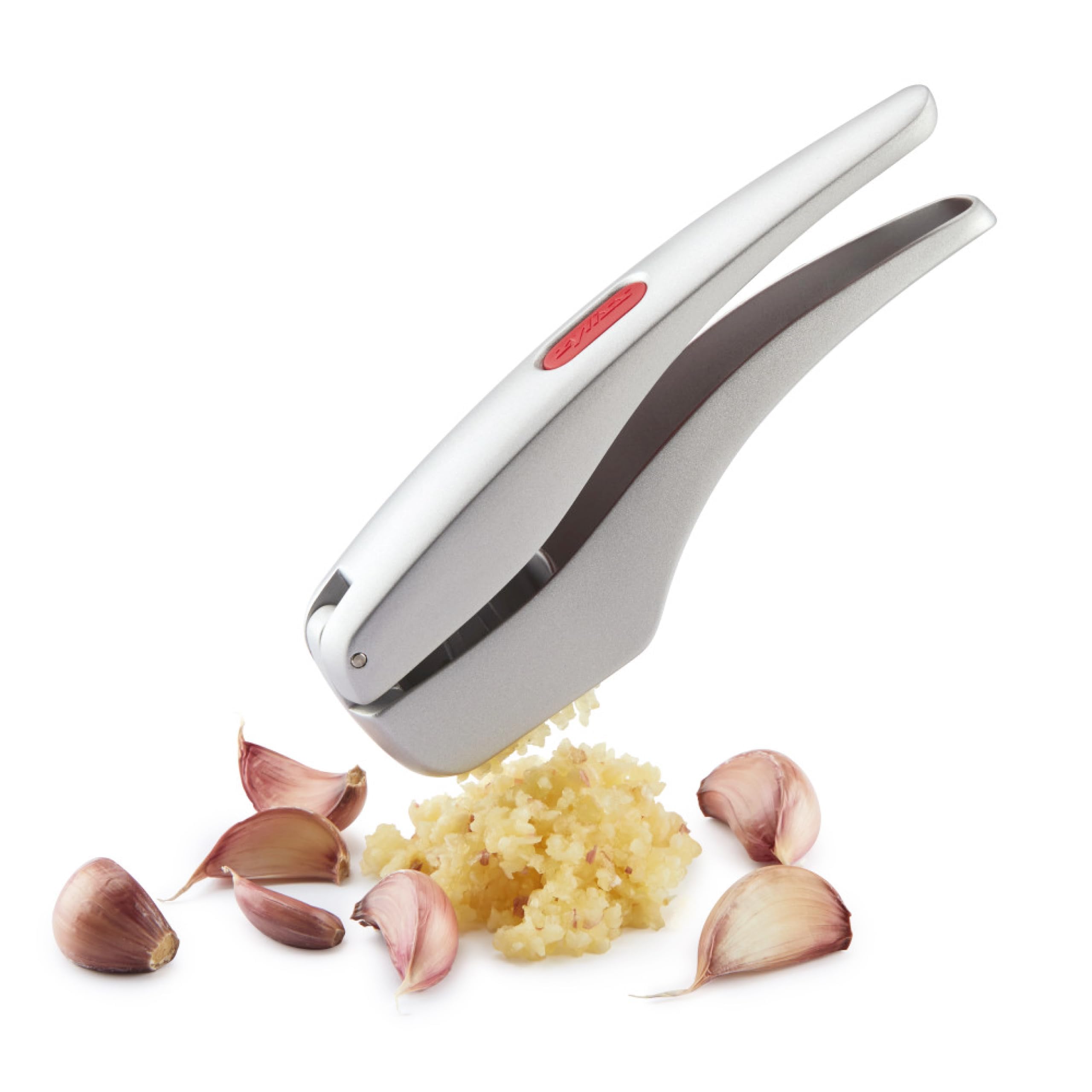 Zyliss Susi 3 Garlic Press - Garlic and Ginger Mincer - Built-In Cleaner - Garlic Crusher, Mincer and Peeler - Dishwasher Safe - Cast Aluminum