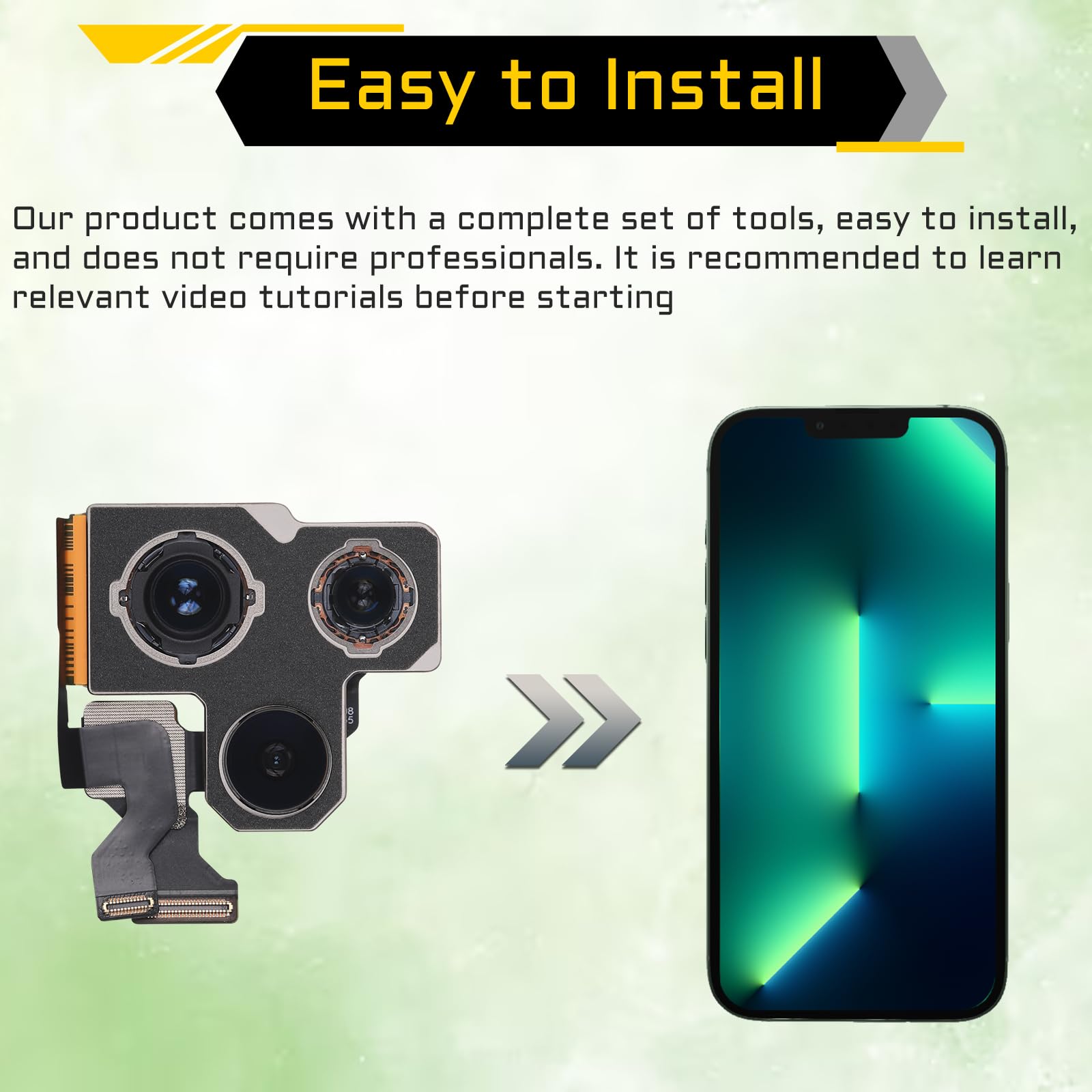 Amazon.com: CYKJGS for iPhone 13 Pro 13 Pro Max Camera Replacement