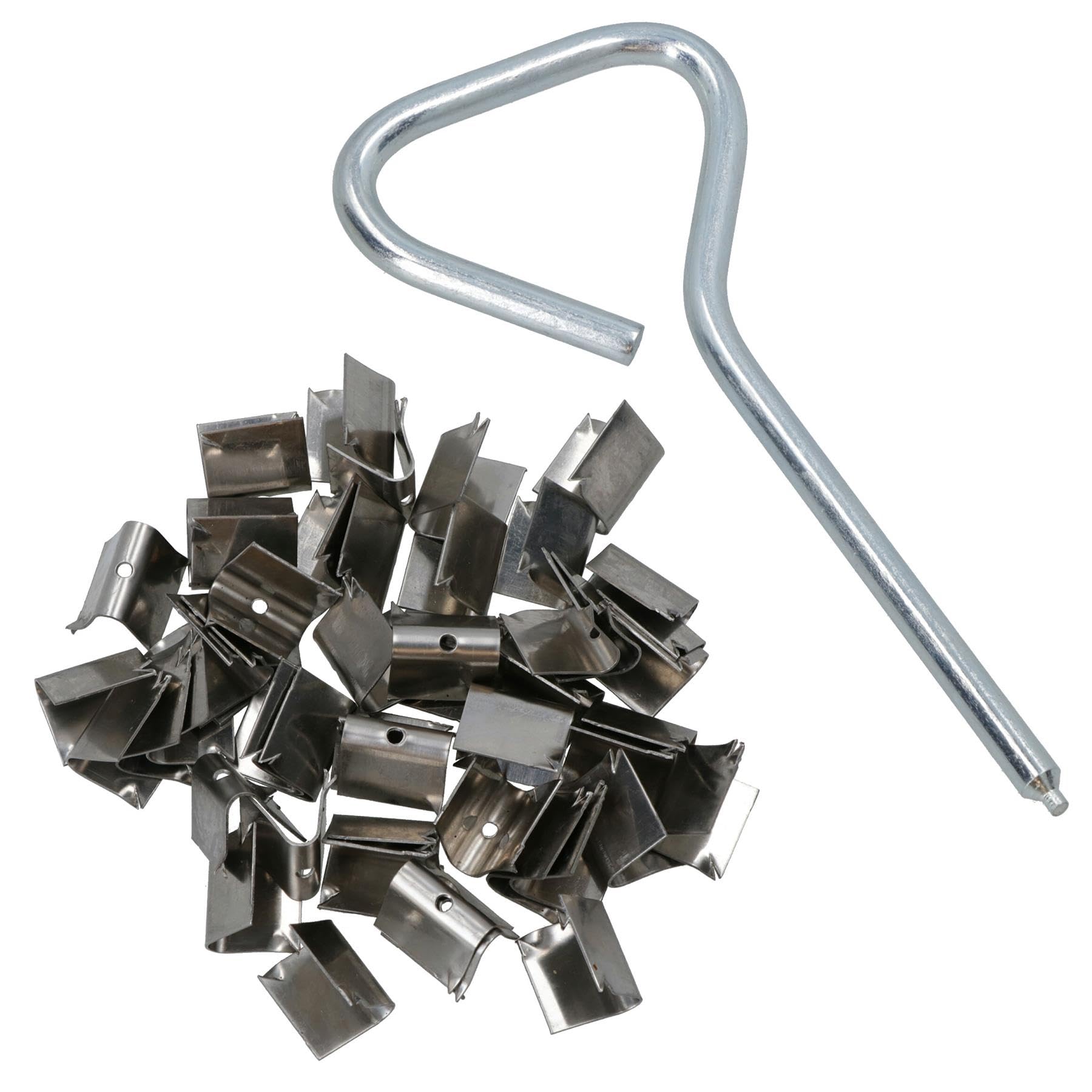 Kit plomb clignotant applicateur de ligne avec lot de 50 clips de rechange