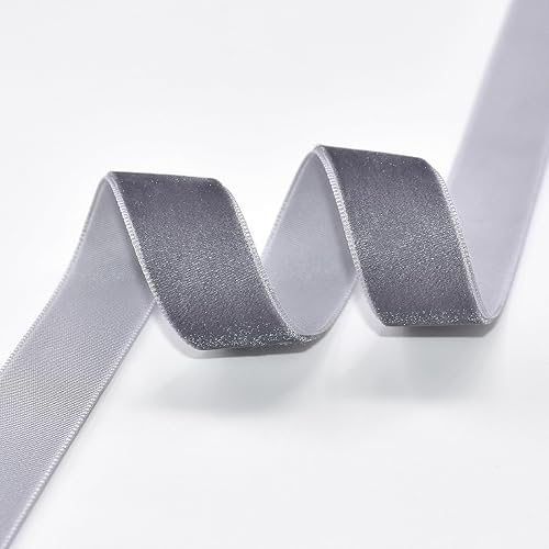 Miniatura 7 de Chenkou Craft Cinta de terciopelo de 20 yardas, 1 12 pulgadas, total de 20 colores, lotes surtidos a granel