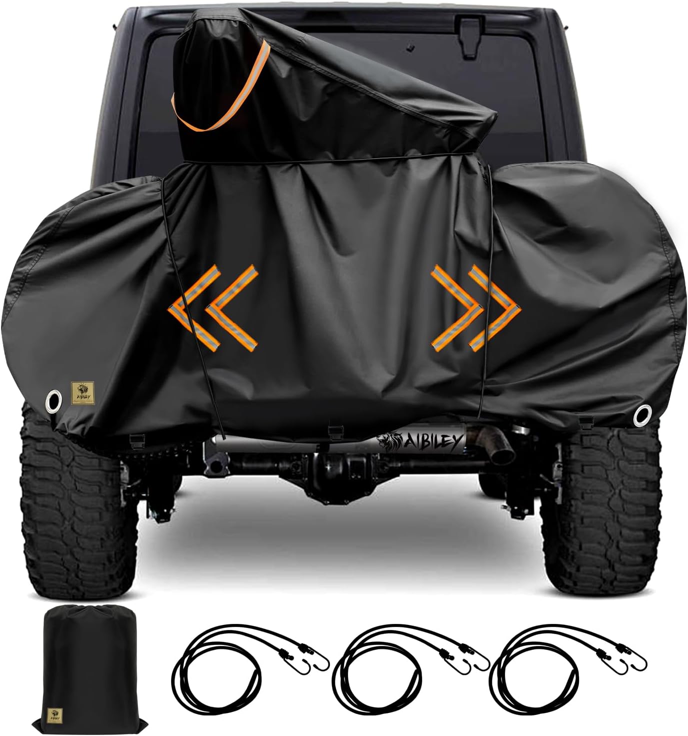 3 Bikes Covers for Transport on Rear Rack,Top Reinforce on Handlebar ...