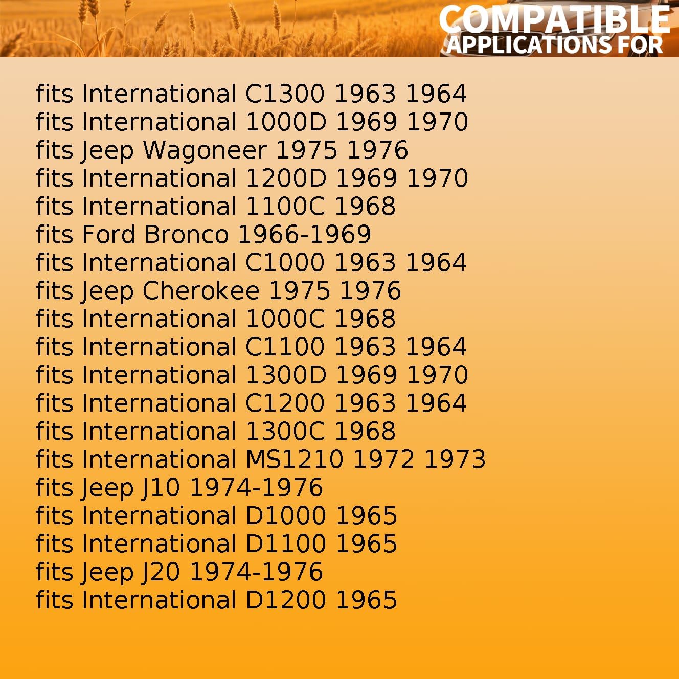 1x Front Wheel Seal fits Jeep Cherokee 1975 1976 fits Ford Bronco 1966 1967 1968 1969 fits International 1000C,1000D,1100C,1200D 1968 1969 1970