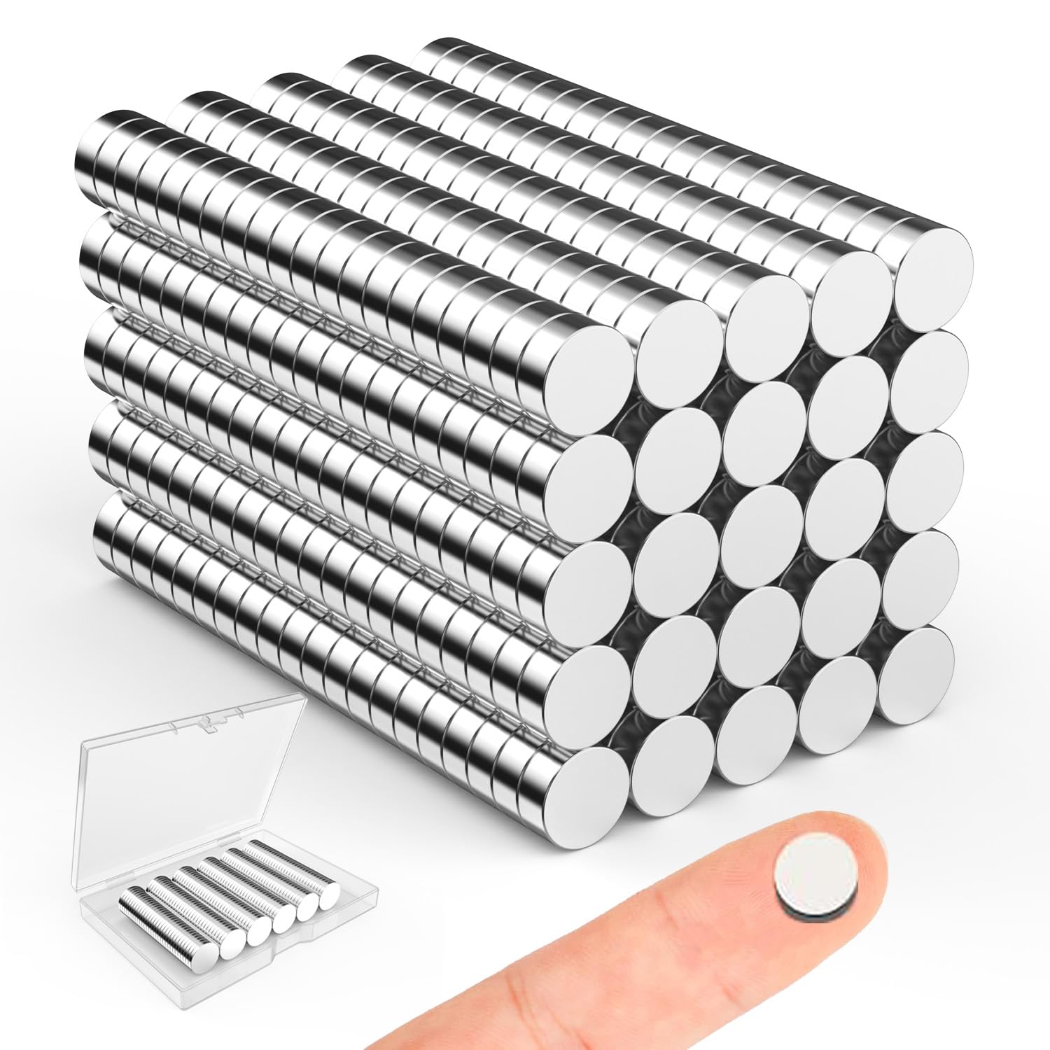 Small Magnets for Crafts, 10x3 mm Round Magnets 100 Pack — Amazon image 20