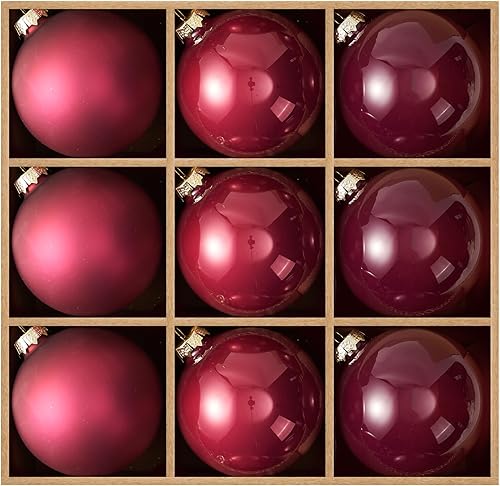 Miniatura 17 de DN DECONATION Adornos de Navidad de Bolas de Vidrio de Mercurio Dorado, Juego de 12 Bolas de Navidad Mate de 3.14” para Decoración del Árbol de Oro