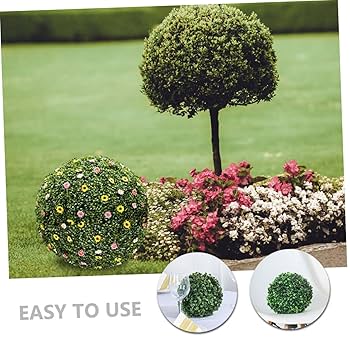 フェルトボールトピアリー お花風オーナメント フェルトボールトピアリー お花風オーナメント