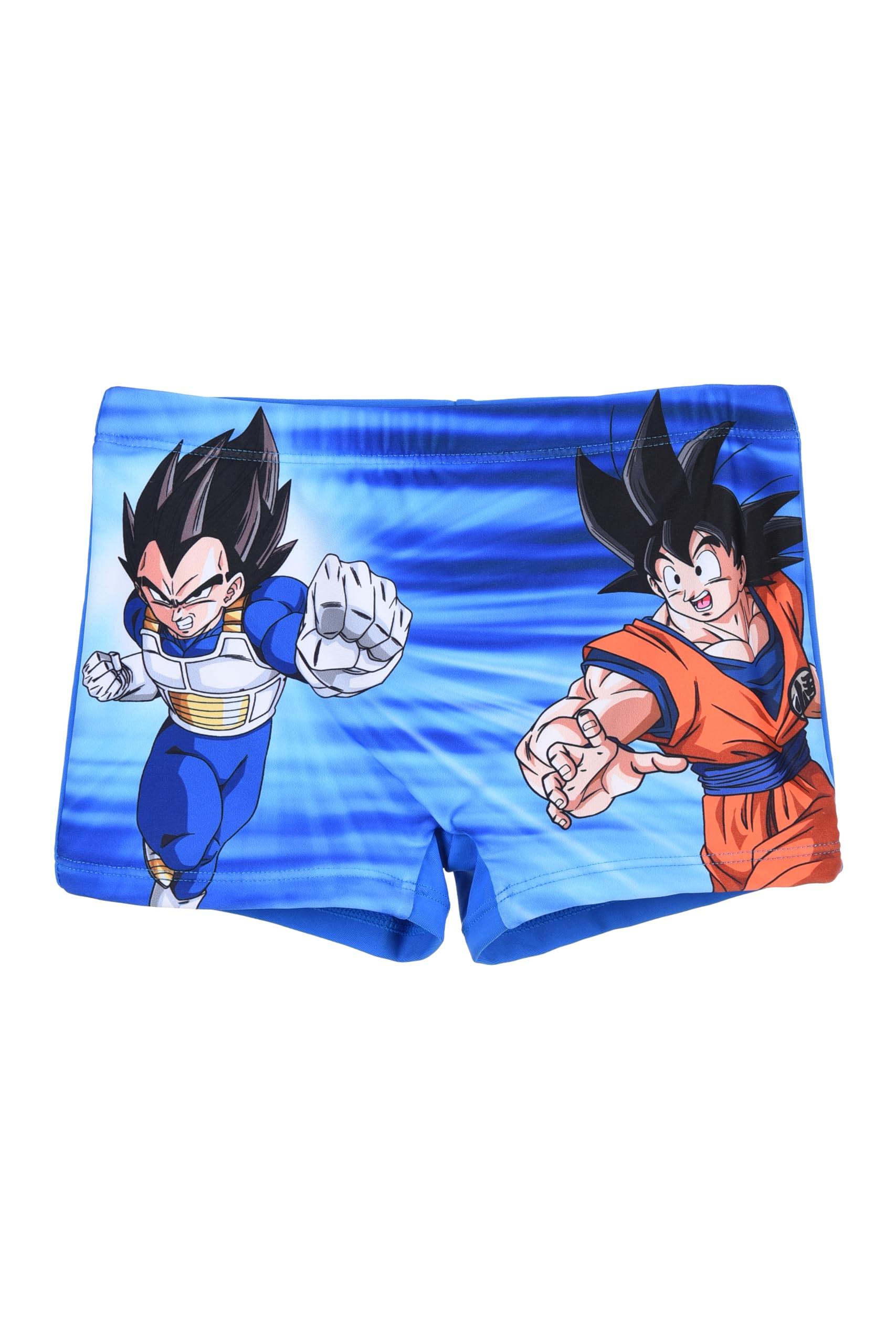 Dragon Ball Z Bañador para Niño, Shorts de Baño Bañador de Natación Infantil, Tallas 4 a 10 Años
