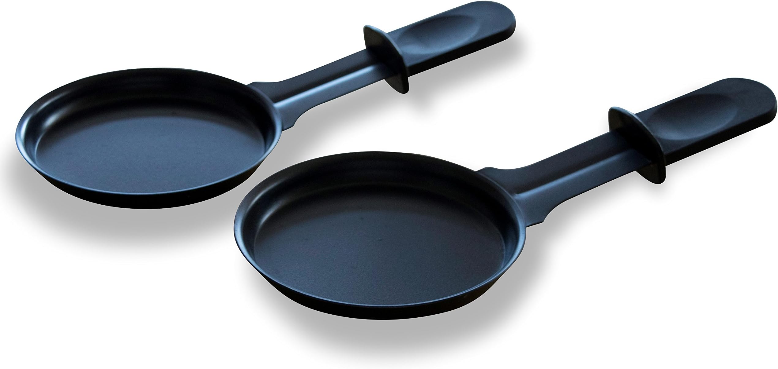 TableTop Chefs Pizzarette Cooking Pans - Set of 2 Deep Dish Pans for use with the Pizzarette - “The World’s Funnest Pizza Oven!” – Includes 2 New Deep Dish Pans