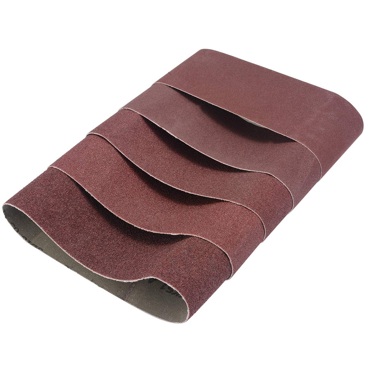 Cintas lijadoras, Banda de lijado, banda pulido papel lija, 5 piezas 75 * 457 mm Bandas abrasivas Granos Lijadora Herramientas eléctricas 60/80/100/120/240 Grano