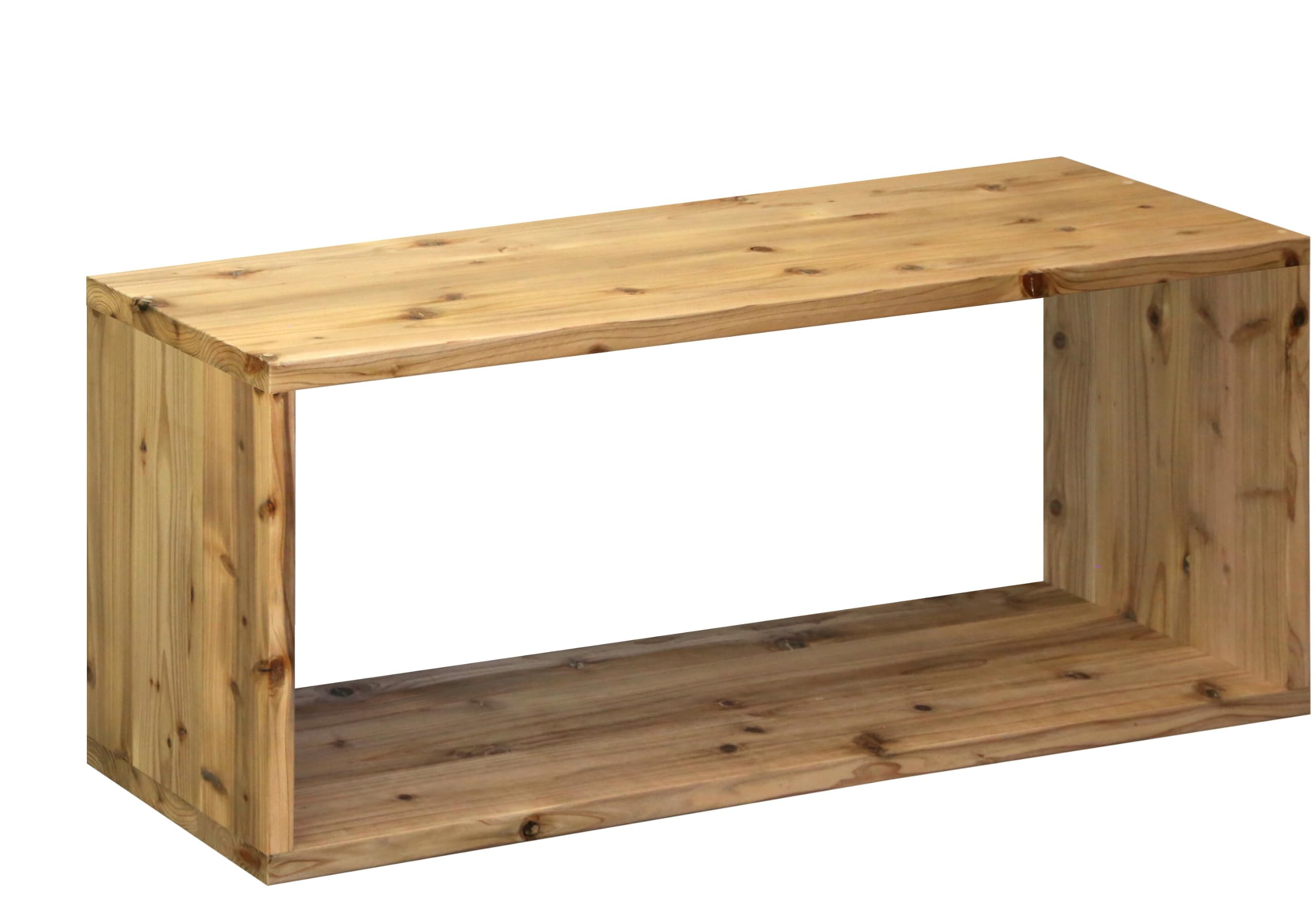 木製ラック 80cm ナチュラル Amazon｜WOODPRO ロの字 四角 ラック 幅80cm 高さ40cm 奥行30cm 無塗装