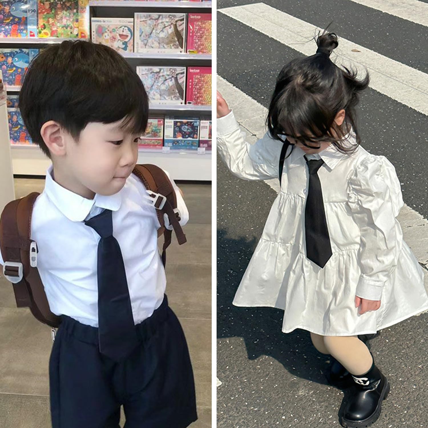 3 Stück Einfarbige Kinderkrawatten, Dehnbare Satinkrawatten Für Jungen Und Mädchen, Formelle Anlässe, Hochzeit, Abschlussfeier Und Uniform (Schwarz/Marineblau/Rot)