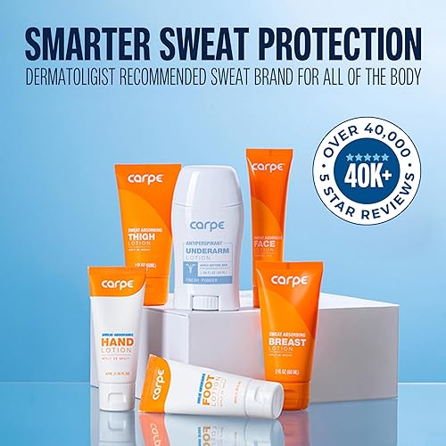 Miniatura 7 de Carpe Loción facial absorbente de sudor para control de piel grasa, loción facial matificante con ácido hialurónico hidratante y escualano, sin