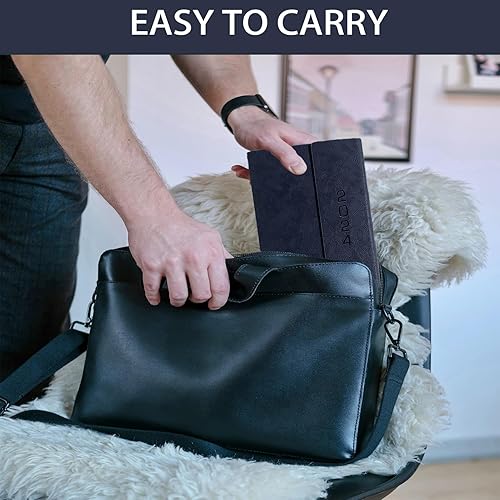 Miniatura 7 de Agenda diaria 2024libro de citas, agenda por hora y mensual con pestañas (enero-diciembre de 2024), cubierta de piel sintética de 8.26 x 5.9