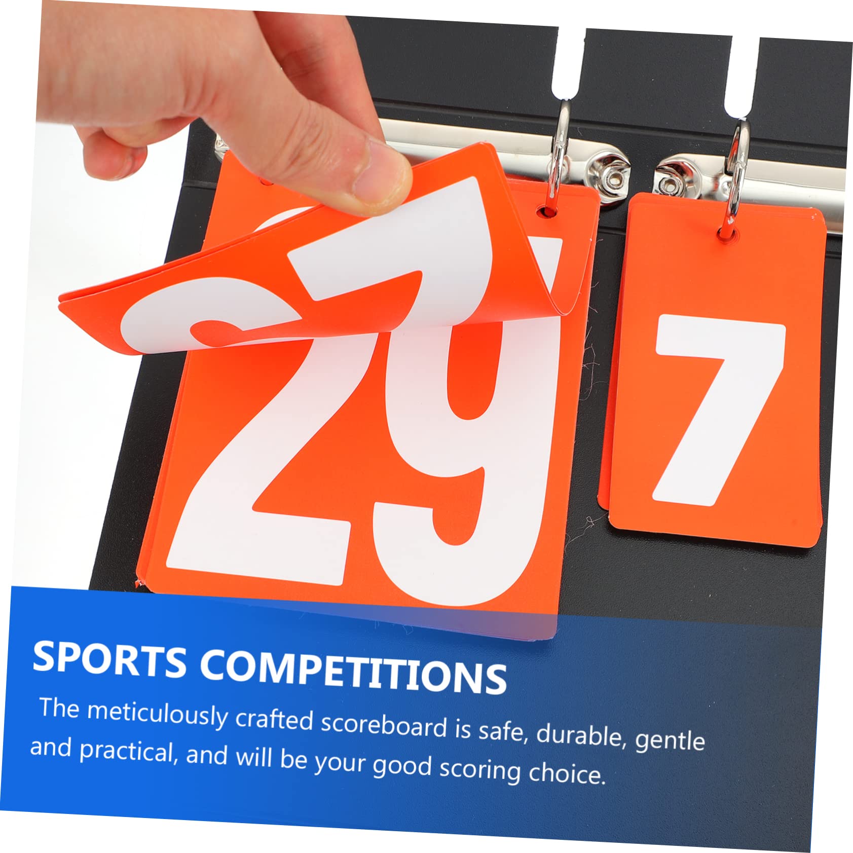 Abaodam Tischtennis-anzeigetafel Punktetafel Desktop Scorer Sportbedarf Basketball-spielbedarf Punkte-Flipper