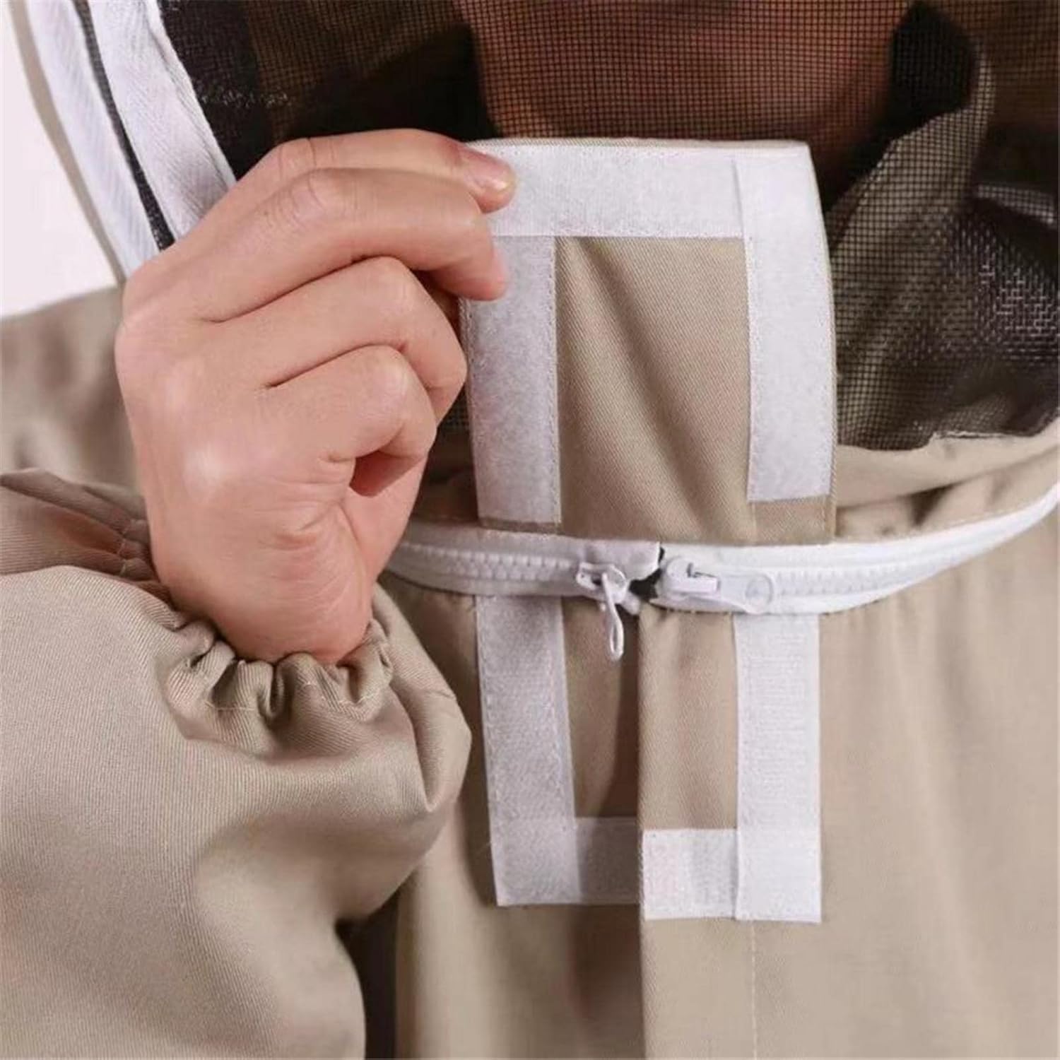 Combinaison D'apiculteur, Costume D'apiculture Professionnelle avec Gants & Protection, Combinaison Apicole pour Tout Le Corps, Anti Guêpes Équipement pour Apiculteurs. XXL