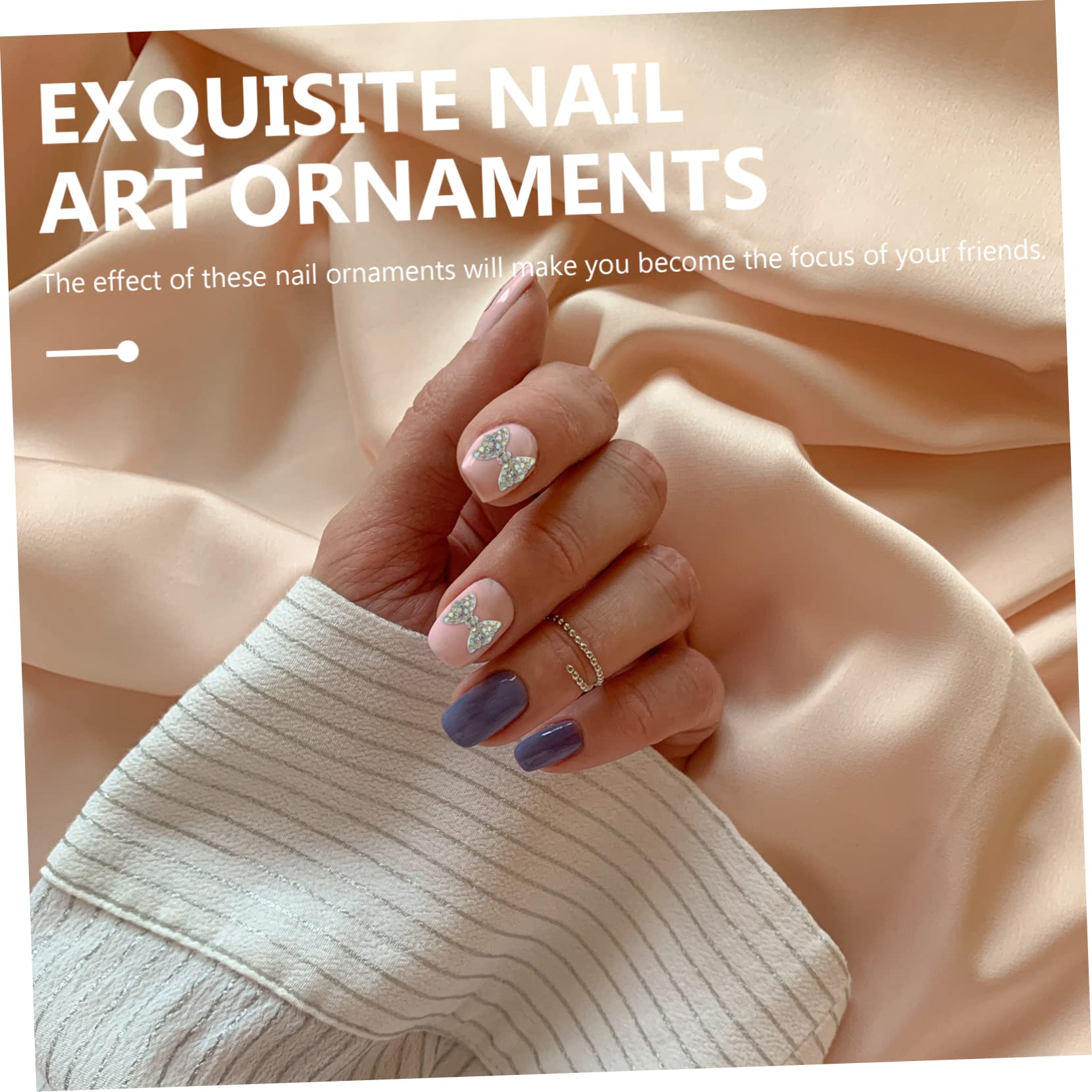 CALLARON 3 Set Decorazioni Unghie Con Accessori Per Nail Art Diy Facili Applicare Su Unghie Naturali E Artificiali E Duraturo Per Condividere Con E Famiglia 10 Pezzi * 3