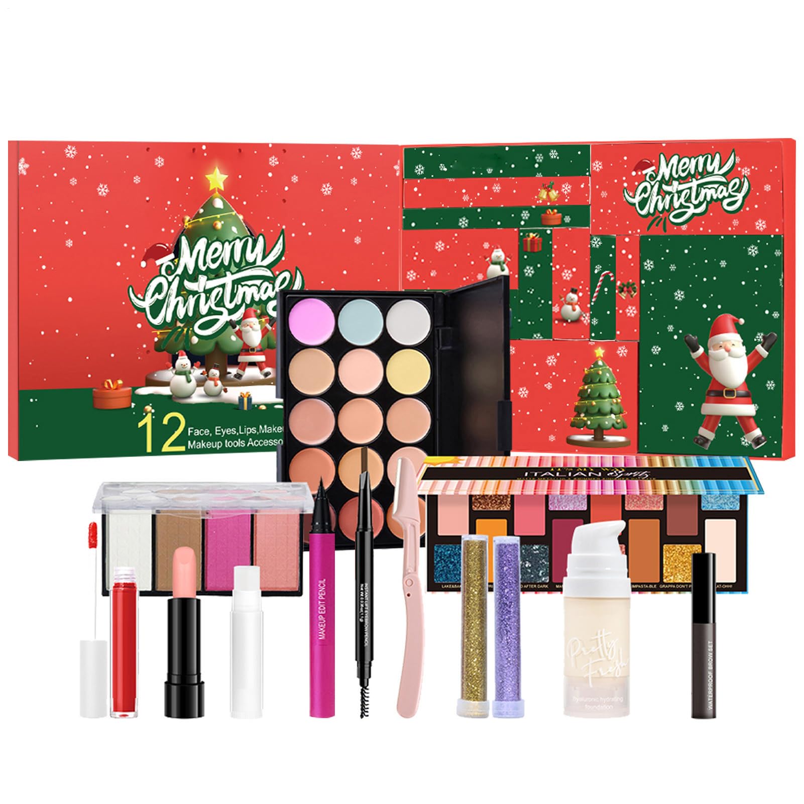 Calendario De Adviento Belleza 12 Días 2024 Chicas Damas Esposas Hermanas | 2024 Calendario de cuenta atrás de Navidad para Mujeres, Madres, Hermanas, Coleccionistas, Citas, y Eventos Nocturnos, O