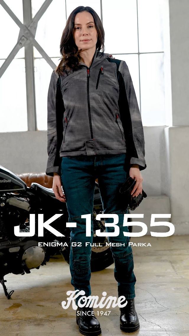 Amazon.co.jp: Komine 07-1355 JK-1355 Enigma G2 Full Mesh Parka