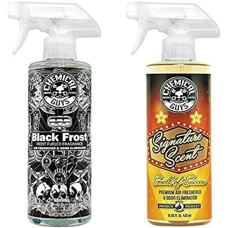 Chemical Guys AIR_302 Black Frost Scent and Signature Scent Combo Pack, 16 oz