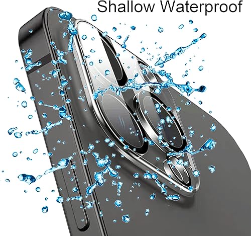 Miniatura 2 de Paquete de 2 protectores de lente de cámara compatibles con iPhone 14 Pro Max transparente, cubierta de cámara 14 Pro  14 Pro Max, vidrio templado