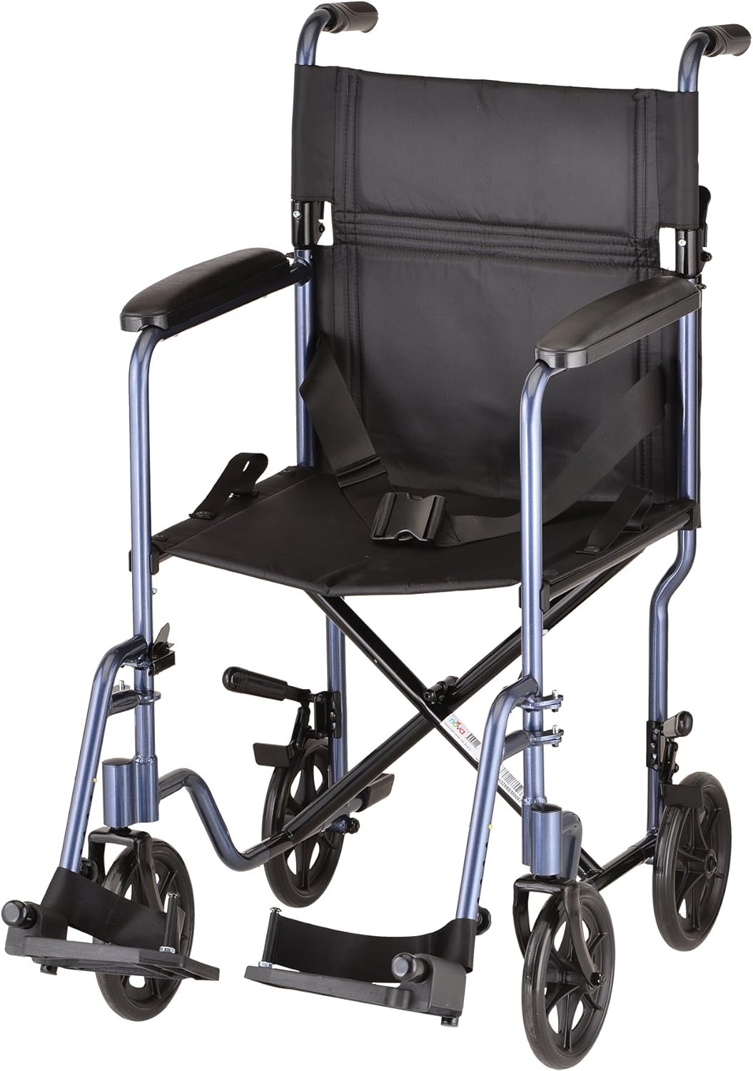 NOVA Medical Products 19" Lightweight Transport/Wheelchair, Blue : Health & Household