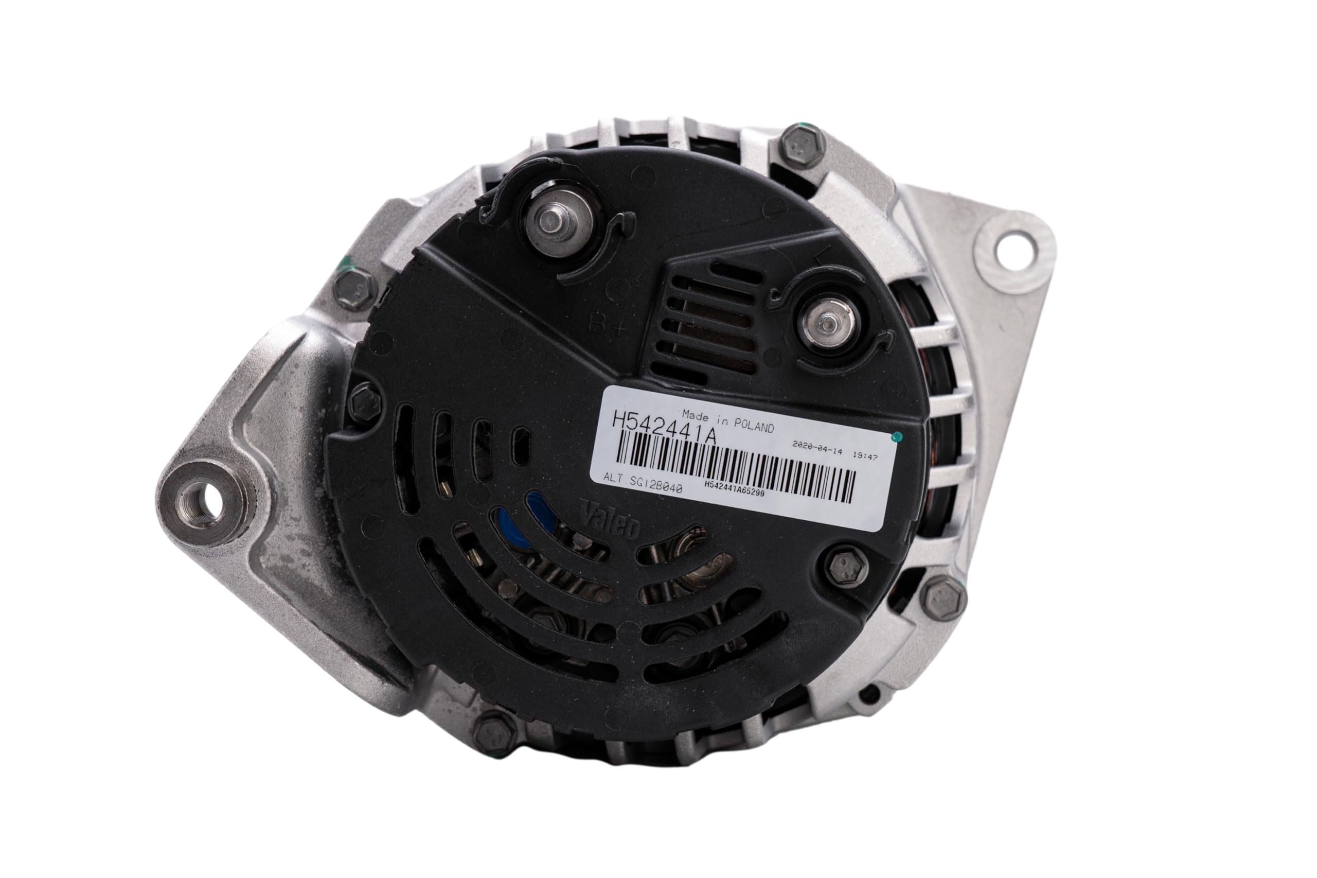 VALEO 439865 Alternateur Courant De Charge De L'alternateur [Amp] : 180   Nombre De Stries : 6   Diamètre De La Poulie [mm] : 51   Voltage [V] : 14   Sens De Rotation