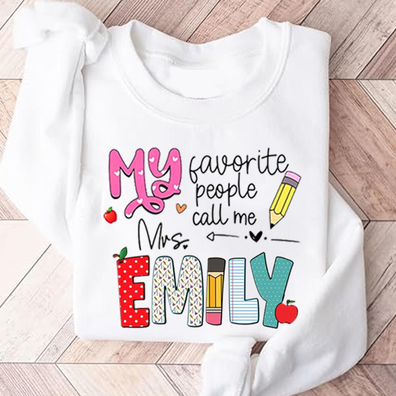 GABITA Custom Teacher Shirt, Teach Name Shirt, Teachers Appreciation Gifts, Back to School Shirts, Gift for Teachers - Image 7