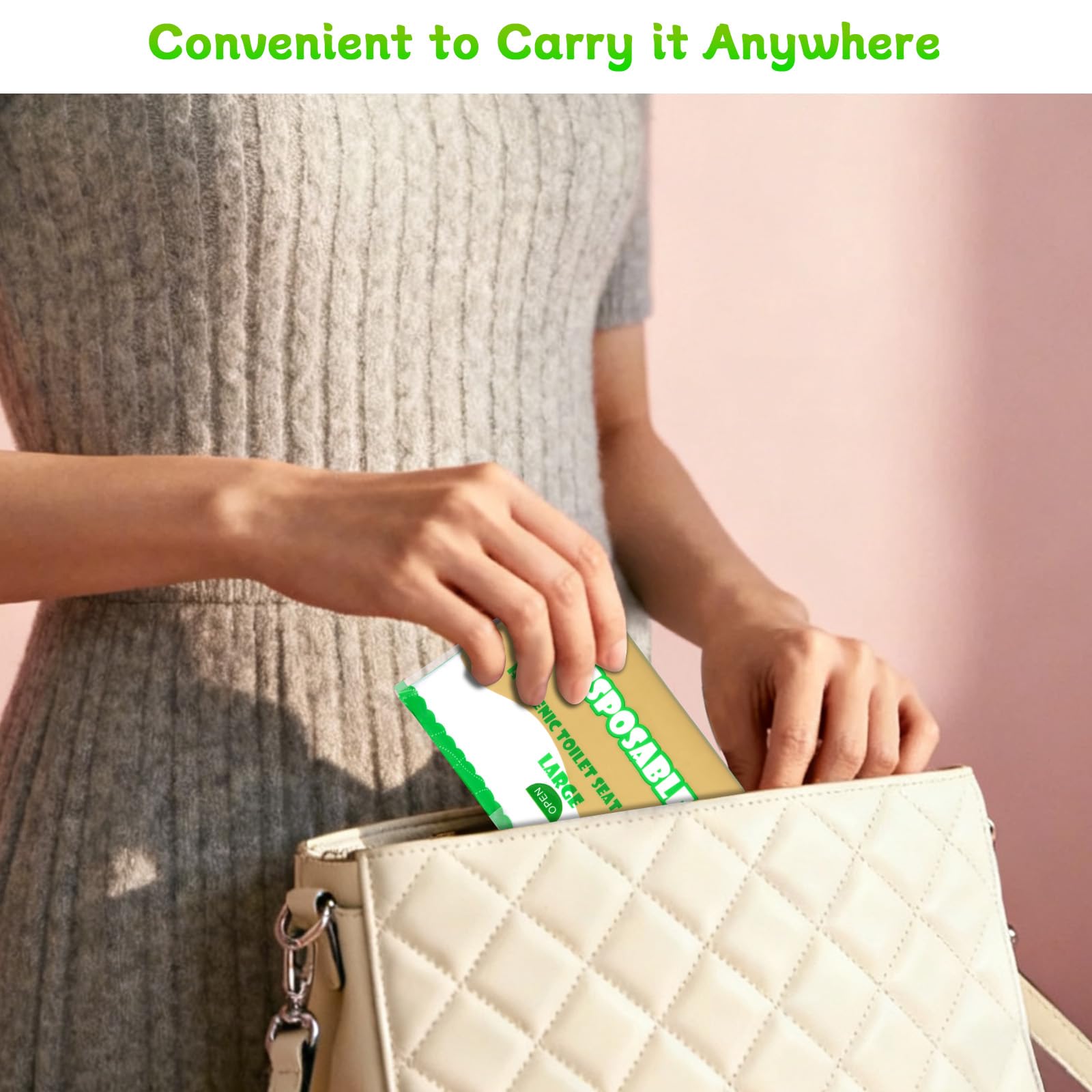Fundas desechables para asiento de inodoro (80 piezas) – XL desechables para adultos y niños, accesorios esenciales de viaje para avión, campamento
