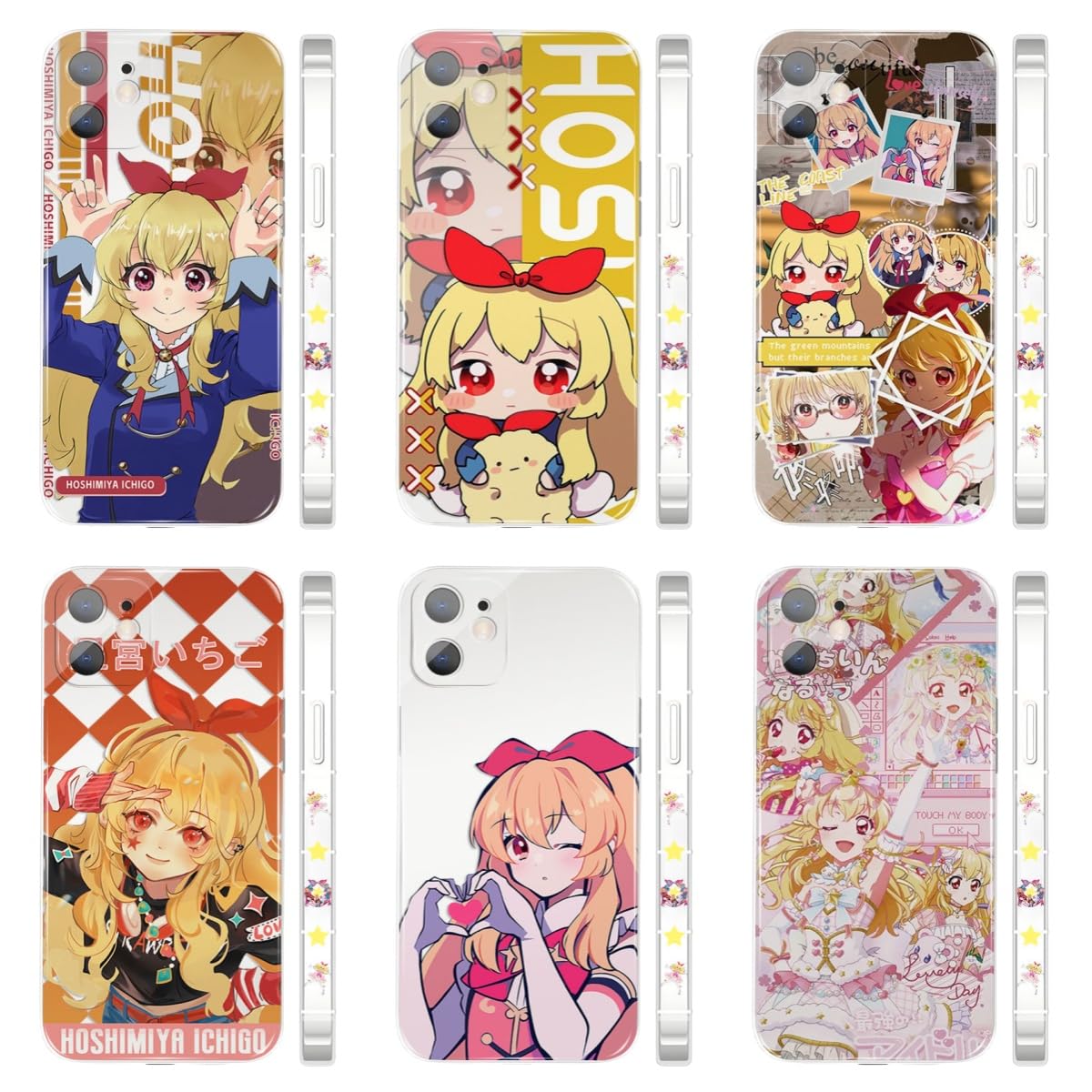 Amazon.co.jp: [レイブ] 星宮いちご アイカツグッズ スマホケース