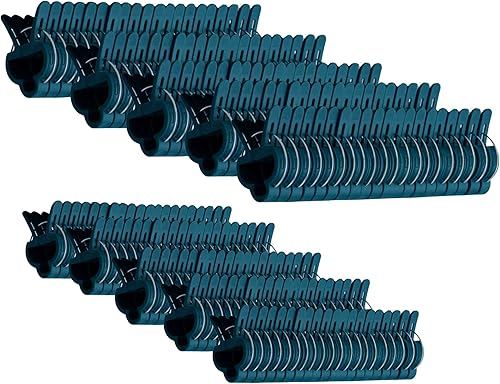 100 clips de soporte para plantas de jardín y vid, (paquete de 100 grandes)